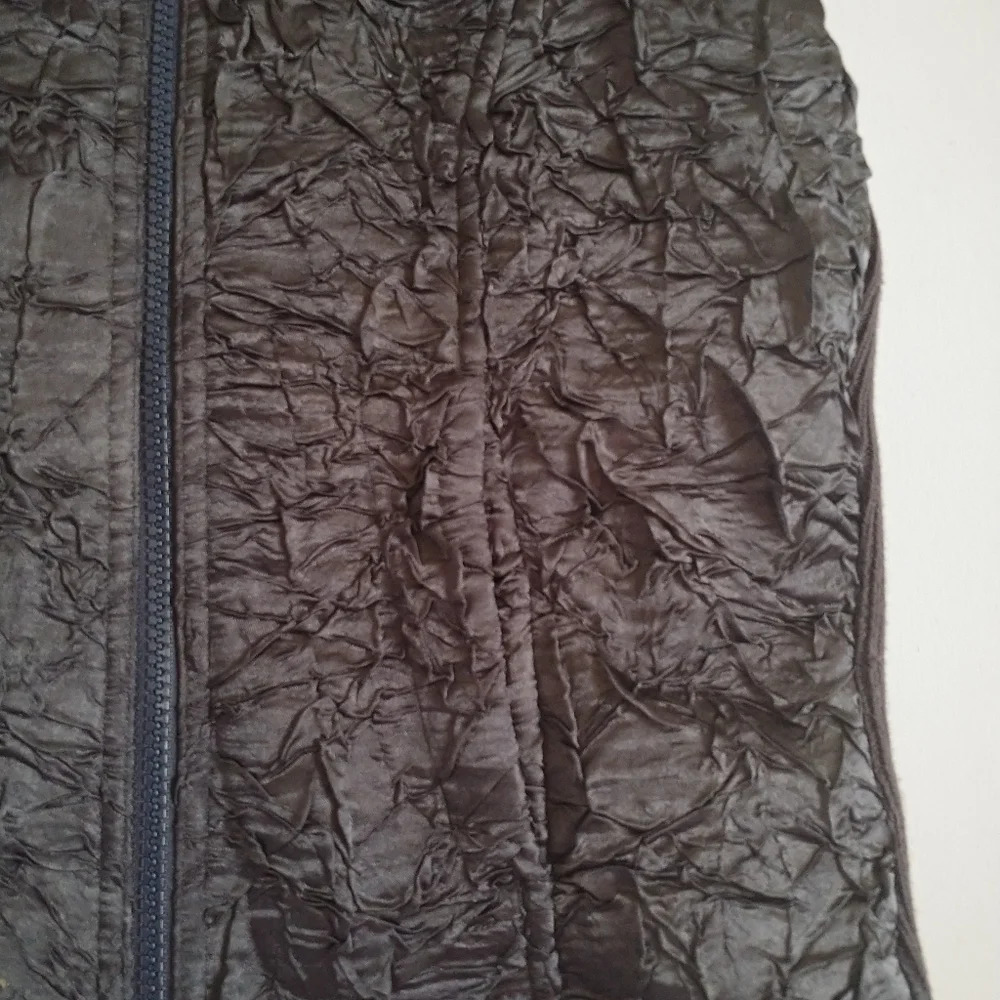 Kial women vest navy brown size small - Picture 2 of 7